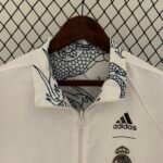 Real Madrid Beidseitig Verwendbar Anthem Jacke 2023-2024 - Weiß Drache