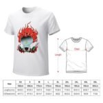 Octopus Japanese Tatoo Herren Core Stretch Slim Cneck Tee T-Shirt