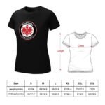 Eintracht Frankfurt Damen Kurzarm Rundhals T-Shirt Casual Sommer Tops