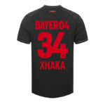 Bayer Leverkusen Granit Xhaka 34 Home Trikot 2023-2024