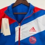 FC Bayern München Beidseitig Verwendbar Anthem Jacke 2023-2024 - Blau
