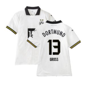 Borussia Dortmund Pascal Groß 13 Third UCL Trikot 2024-2025