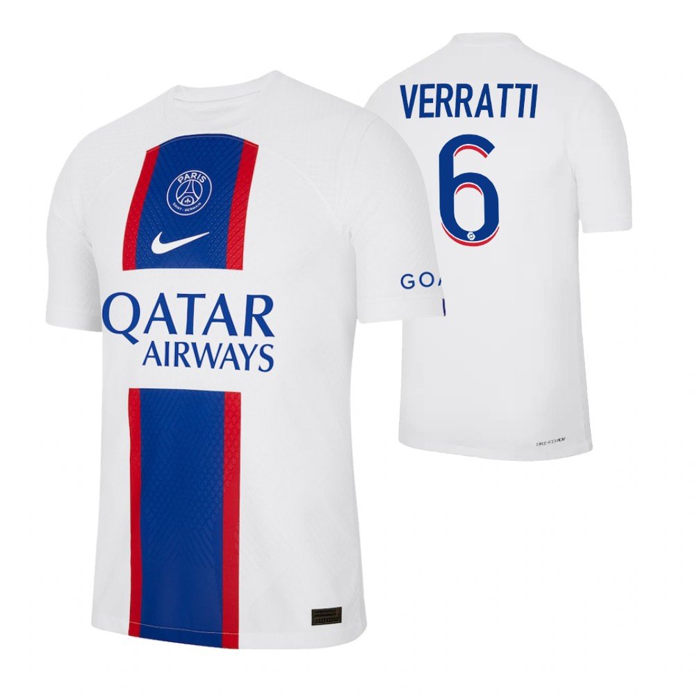 PSG Marco Verratti 6 Third UCL Trikot 2022-2023 PSG Marco Verratti 6 Third UCL Trikot 2022-2023