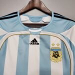 Argentinien Lionel Messi 19 Home Retro Trikot WM 2006