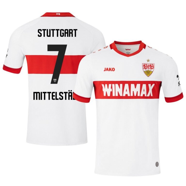 VfB Stuttgart Maximilian Mittelstädt 7 Home Trikot 2024-2025