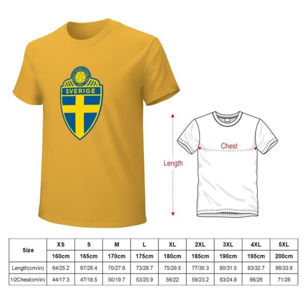 Schweden Stretch Slim Cneck Gildan Tee T-Shirt Herren