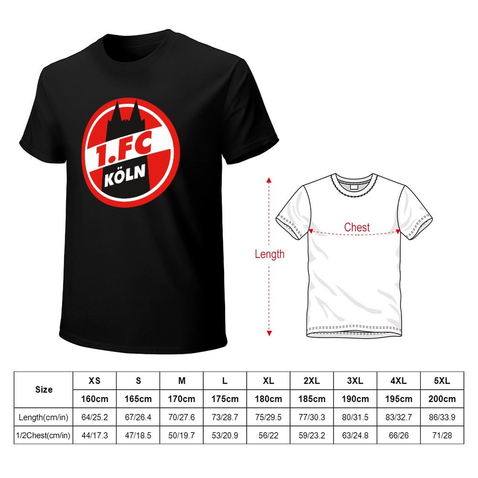 FC Köln Core Stretch Slim Cneck Gildan Tee T-Shirt Herren FC Köln Core Stretch Slim Cneck Gildan Tee T-Shirt Herren