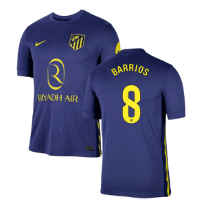 Atletico Madrid Pablo Barrios 8 Away Trikot 2025-2026