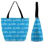 Olympique De Marseille Frauen Tragetasche Oxford-Stoff Einkaufsbeutel Tote Bag