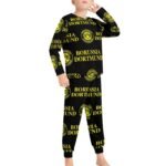 Borussia Dortmund Langarm Pyjama-Set Schlafanzüge Kinder Baumwolle Nachtwäsche Für Mädchen Jungen