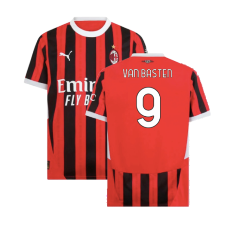 AC Mailand Marco van Basten 9 Home Trikot 2024-2025