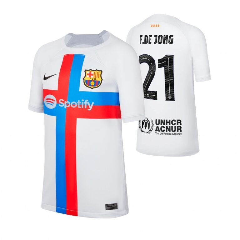 FC Barcelona Frenkie de Jong 21 UCL Third Trikot 2022-2023