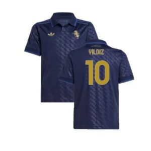 Juventus Kenan Yildiz 10 Third Trikot Kinder 2024-2025