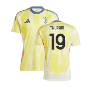Juventus Khéphren Thuram 19 Away Trikot 2024-2025
