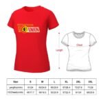 FC Union Berlin Damen Kurzarm Rundhals T-Shirt Casual Sommer Tops