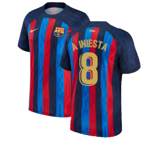 FC Barcelona Andrés Iniesta 8 Home Trikot 2022-2023