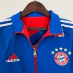 FC Bayern München Beidseitig Verwendbar Anthem Jacke 2023-2024 - Blau