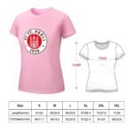 FC St. Pauli Damen Kurzarm Rundhals T-Shirt Casual Sommer Tops