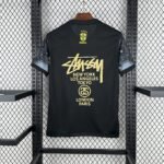 Brasilien X Stussy Jesus Christus Sondertrikot 2025-2026 - Schwarz