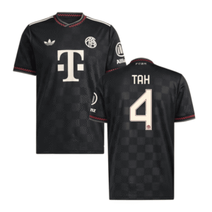 FC Bayern München Jonathan Tah 4 Third Trikot 2025-2026
