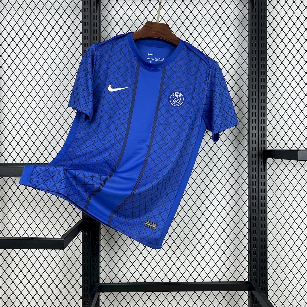 Paris Saint-Germain Per-Match Trainingstrikot 2025-2026 - Blau Paris Saint-Germain Per-Match Trainingstrikot 2025-2026 - Blau
