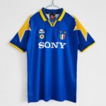 Juventus Away Retro Trikot 1995-1996 - Blau