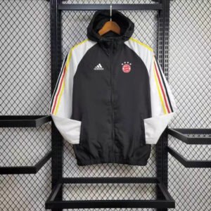 FC Bayern München Windbreaker 2024-2025 – Schwarz Weiß
