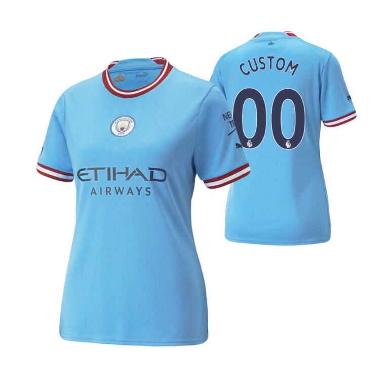 Frauen Manchester City Home Trikot 2022-2023 ( Aufdruck Dein Name )