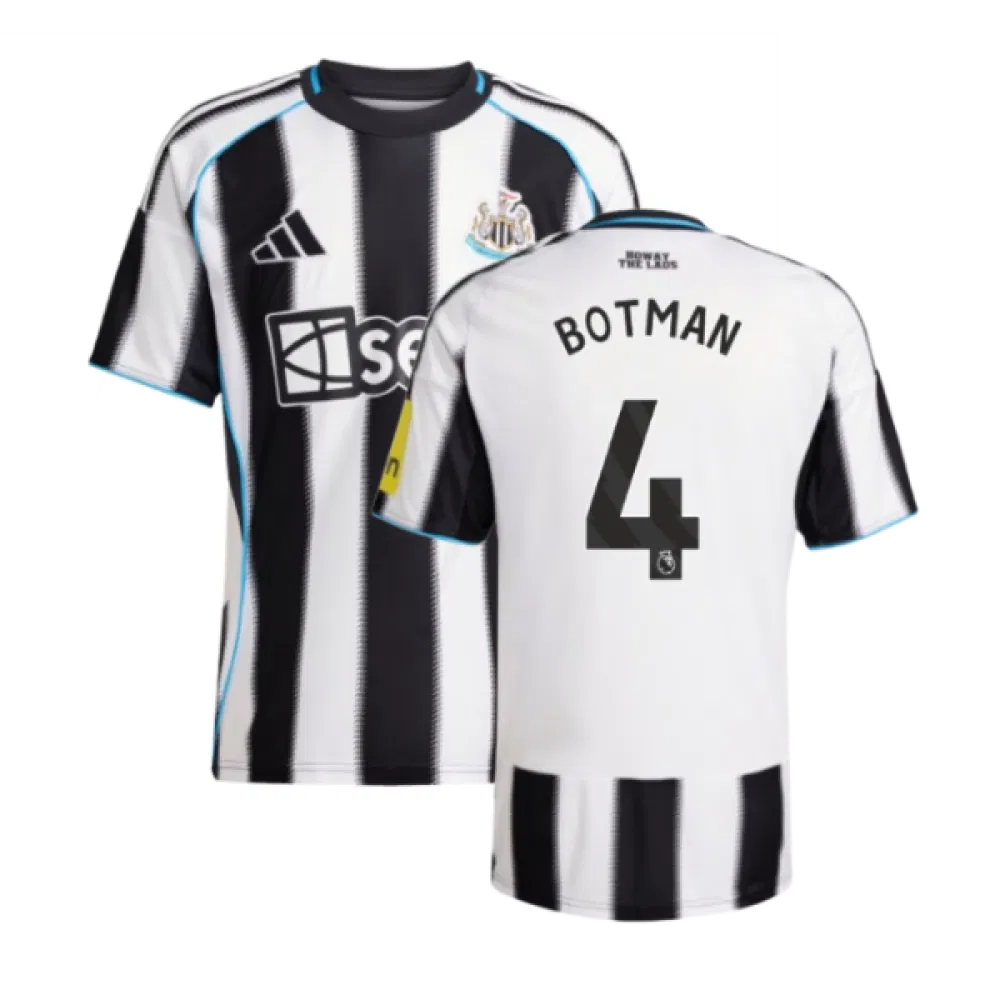 Newcastle United Sven Botman 4 Home Trikot 2025-2026 Newcastle United Sven Botman 4 Home Trikot 2025-2026
