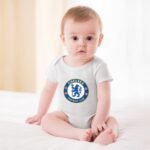 Chelsea FC Baby Bodysuit Strampler Schlafanzug Mit Kurzen Ärmeln