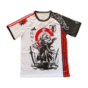 Japan One Piece Roronoa Zoro Sondertrikot 2024-2025 - Weiß Schwarz