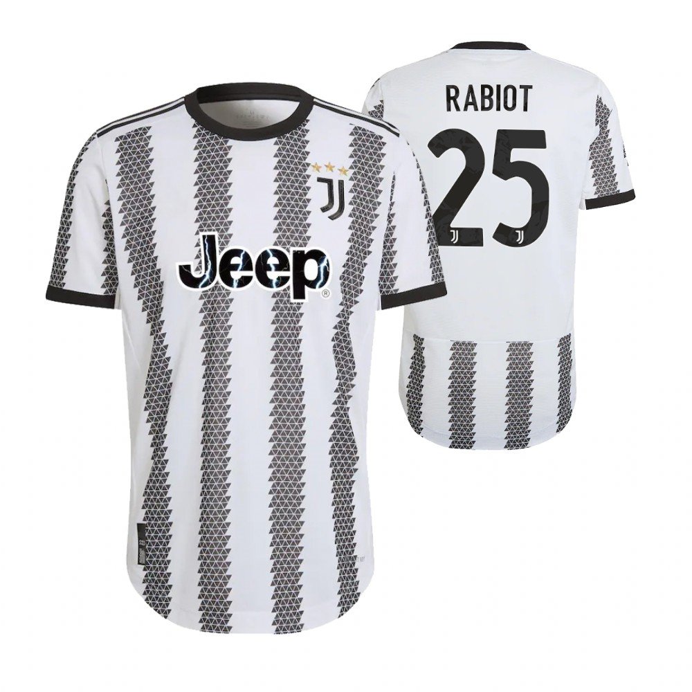 Juventus Adrien Rabiot 25 Home Trikot 2022-2023 Juventus Adrien Rabiot 25 Home Trikot 2022-2023