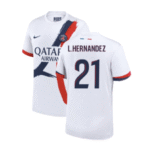 Paris Saint-Germain Lucas Hernández 21 Away Trikot 2024-2025