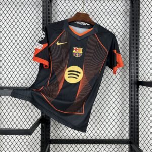 FC Barcelona Champions League Konzept Sondertrikot 2025-2026 - Schwarz Orange