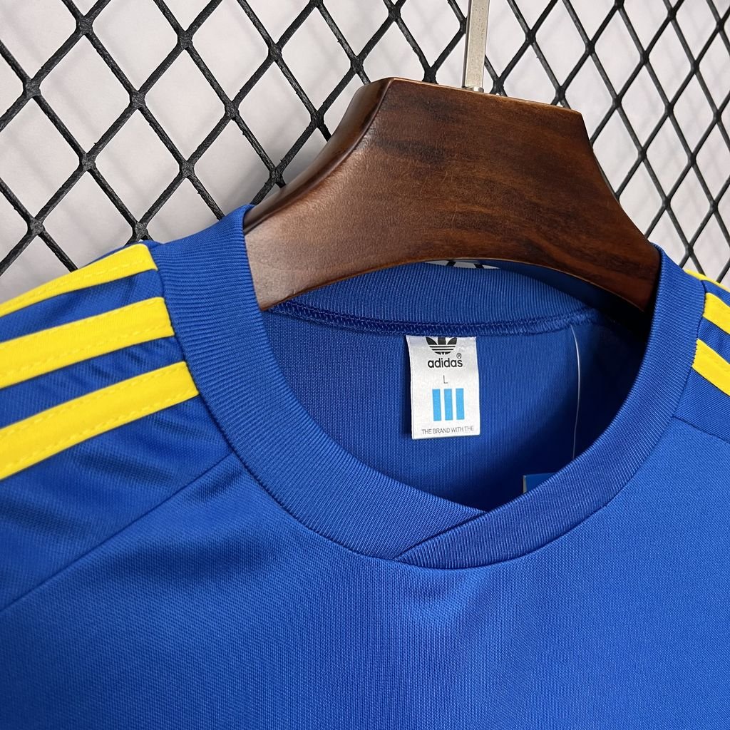 Boca Juniors Retro Langarm Home Trikot 1981-1982 Boca Juniors Retro Langarm Home Trikot 1981-1982