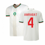 Marokko Nordin Amrabat 4 Away Trikot WM 2022