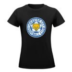 Leicester City Damen Kurzarm Rundhals T-Shirt Casual Sommer Tops