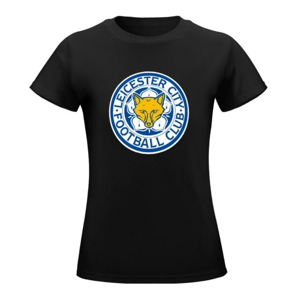 Leicester City Damen Kurzarm Rundhals T-Shirt Casual Sommer Tops