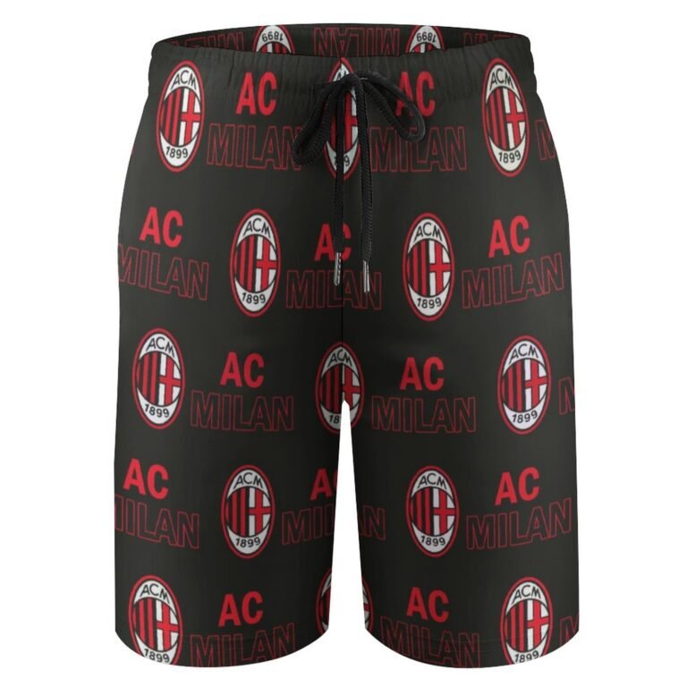 AC Mailand Kinder Badehose,Strandshorts Sommer Jogginghose,Strandhosen