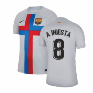 FC Barcelona Andrés Iniesta 8 UCL Third Trikot 2022-2023