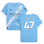 Manchester City Phil Foden 47 Home Trikot 2025-2026