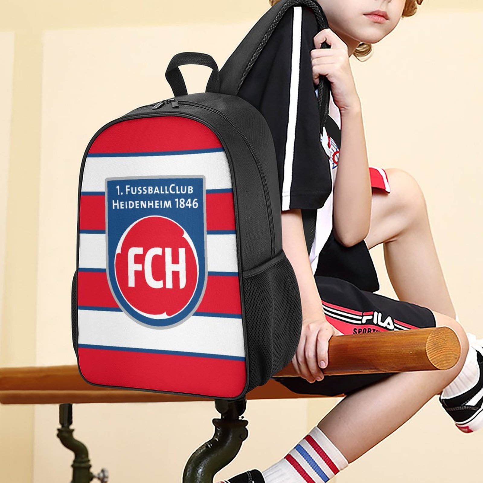 FC Heidenheim Kinderschultaschen Rucksäcke Für Jungen Und Mädchen FC Heidenheim Kinderschultaschen Rucksäcke Für Jungen Und Mädchen