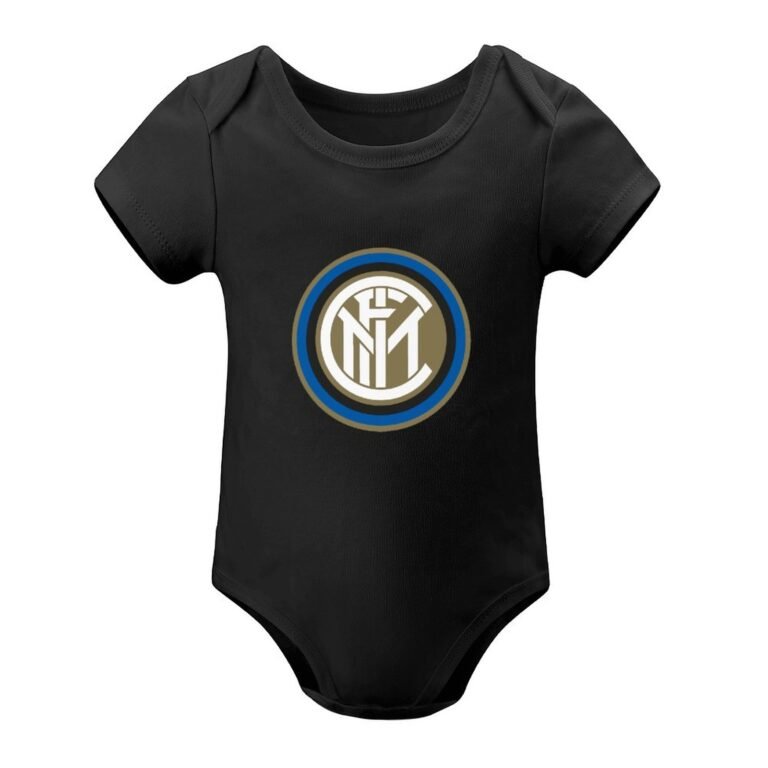 Inter Mailand Baby Bodysuit Strampler Schlafanzug Mit Kurzen Ärmeln