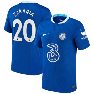 Chelsea FC Denis Zakaria 20 Heimtrikot Kinder 2022-2023 Mit Shorts