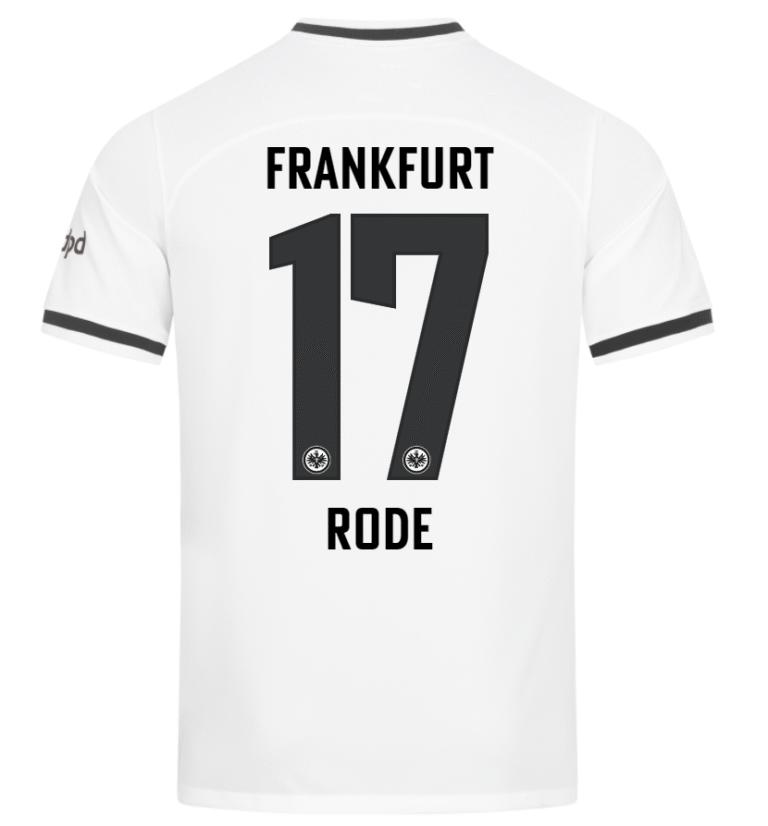 Eintracht Frankfurt Sebastian Rode 17 Trikot Heim 2022-2023