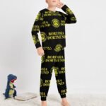 Borussia Dortmund Langarm Pyjama-Set Schlafanzüge Kinder Baumwolle Nachtwäsche Für Mädchen Jungen