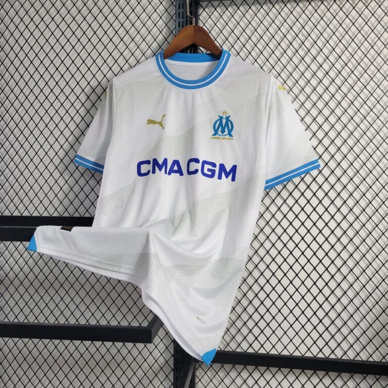 Olympique Marseille Home Trikot 2023-2024 - Weiß