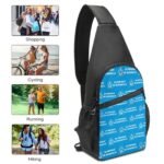 Olympique De Marseille Crossbody Backpack Leichte Umhängetaschen Sling-Rucksack