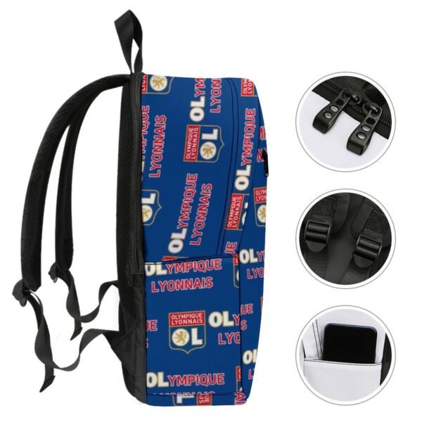 Olympique Lyonnais Unisex Backpack Rucksack Outdoor Wanderrucksack