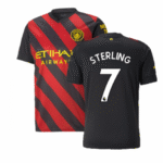 Manchester City Raheem Sterling 7 Away Trikot 2022-2023